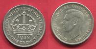 Australien Australia Crown George VI Coronation Keydate Mintage 101000 Erhaltung -