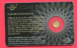 Ruanda 10 FRW Minigoldmünze - 1/200 Unze Gold 35 Jahre Platin-Koala - aus der Serie Icons of the World - Gold Affordable -