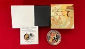 Niger 1000 Francs CFA Silber Alphonso Mucha - The Flirt (m. Farbauflage & Amethyst, selten/rare) -