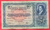 Schweiz Switzerland 20 Franken Banknote Geldschein Pestalozzi -