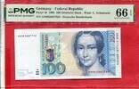 Bundesrepublik Deutschland 100 DM Deutsche Mark Banknote Geldschein Clara Schumann -