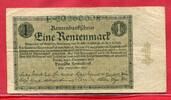 Weimarer Republik Rentenbank 1 Rentenmark 1 Rentenmark -