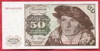 Western Germany FRG Bundesrepublik Deutschland 50 DM Deutsche Mark Banknote Geldschein Holstentor Lübeck Männerportrait Barthel Beham 1527 Serie KK X -