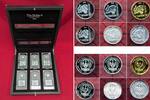 Ruanda, Rwanda 6 x 10 FRW - Sechs verschiedene Metalle The Noble 6 - 1st Edition - Gold, Silber, Platin, Rhodium, Iridium und Palladium -