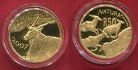Südafrika South Africa 50 Rand Gold 1/2 Unze 2007 Natura Eland Antilope Proof box coa