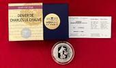 Frankreich 10 Euro Silber Die Säerin - La Semeuse - Denier de Charles Le Chauve -
