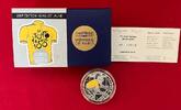 Frankreich 10 Euro Silber Gelbes Trikot - Tour de France (m. Farbapplikation) -