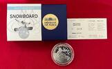 Frankreich 10 Euro Silber Snowboard - Jeux d'Hiver -