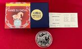Frankreich 10 Euro Silber Lunar Year of the Horse - Jahr des Pferds -