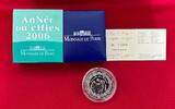 Frankreich 0,25 Euro Silber 2006 Lunar Jahr des Hundes - Year of the Dog... 79,00 EUR  + 9,00 EUR frais d'envoi