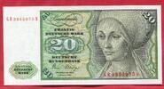 Deutschland 20 DM - Deutsche Mark Banknote Geldschein Banknote - Serie GR...N - Elsbeth Tucher -