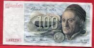 Bundesrepublik Deutschland Western Germany 100 DM Deutsche Mark DM Banknote Geldschein Sogenannter Franzosenschein Bank Deutscher Länder Niedrige Nummer -