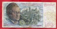 Bundesrepublik Deutschland Western Germany 100 DM Deutsche Mark DM Banknote Geldschein Sogenannter Franzosenschein Bank Deutscher Länder -
