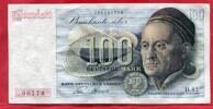 Bundesrepublik Deutschland Western Germany 100 DM Deutsche Mark DM Banknote Geldschein Sogenannter Franzosenschein Bank Deutscher Länder -
