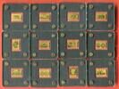 Tschad 12 x 3000 Francs CFA je 1/500 oz Gold Deutsche Wahrzeichen & Ereignisse in Gold Aspect flan bruni in HartAspect flan bruniastik mi