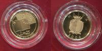 Malta 25 Lire Pfund Gold Accession to the European Union EU Beitritt -