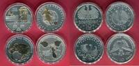 Bundesrepublik Deutschland, Germany FRG 4 x 10 Euro Gedenkm&uuml;nzen Ku/Ni 2... 55,00 EUR  + 9,00 EUR frais d'envoi