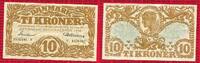 Dänemark, Denmark 10 Kronen Kroner Banknote Dänemark 10 Kronen 1943 -