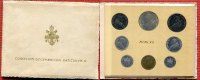 Vatikan Kursmünzensatz 1 - 500 Lire KMS Vatikan KMS 1962 1 Lire bis 500 Lire MCMLXII, Concilium Oecumenicum Vaticanum II -