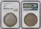 Frankreich France ECU aux Palmes Ludwig Louis XIX. 1643 - 1715 Wappen Frankreich Palmwedel Pop 1 NGC in 55 -
