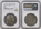 Deutschland Weimarer Republik Germany Silvermedal Silbermedaille Hindenburg 80. Geburtstag von Hörnlein Sächsische Münze NGC Top Pop -