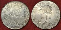 Zentralamerikanische Republik Central American Rep 8 Reales Guatemala -