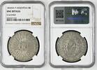 Argentina Argentinien 8 Reales Provincial Del Rio De La Plata La Rioja Sonne Sun The only Unc Details by NGC -
