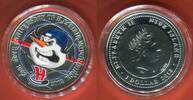 Niue 1 Dollar Farbmünze Silber Unze 50th Anniversary of H.C. Sibir Novosibirsk - Hockey Club Silbir - -