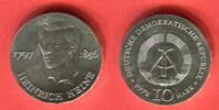 DDR 10 Mark Silbergedenkmünze 175. Geburtstag von Heinrich Heine -