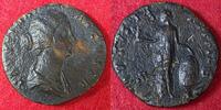 Rom Kaiserzeit Sesterz Faustina die Jüngere -