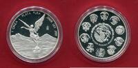 Mexiko, Mexico Libertad 1 Unze Silber Mexico 2009 Silber, 1 Unze Libertad Siegesgöttin PP Proof with capsule