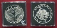 Tschad 5000 Francs CFA Silber Bull and Bear (1 oz, Privy Mark W14) -
