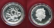 Australien Australia 1 Dollar 1 Unze ounce Silber Lunar Jahr der Schlange Year Of The Snake -