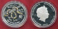 Australien Australia 1 Dollar 1 Unze ounce Silber Lunar Jahr der Schlange Year Of The Snake -