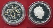 Australien Australia 50 Cents 1/2 Unze ounce Silber Lunar Jahr der Schlange Year Of The Snake -