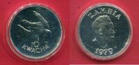 Sambia 10 Kwacha Silber Taita-Falke -