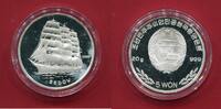 Korea, Nordkorea 5 Won Silber Sedov -