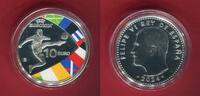 Spanien 10 Euro Silber mit Farbauflage Germany UEFA 2024 -