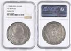 Russia Rußland Zarenreich Rouble Rubel Anna Ivanovna 1730 - 1740 Großer Kopf Datum links Large Head Date Left -