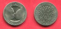 Polen Poland 10 Zloty Proba Pattern Trial Strike FAO Baby -