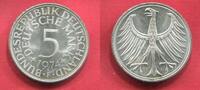 Bundesrepublik Deutschland 5 DM Silber Kursm&uuml;nze 1974 F Silberadler fast... 39,00 EUR  + 9,00 EUR frais d'envoi