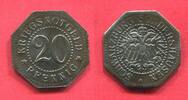 F&uuml;rdstentum Schwarzburg Sondershausen 20 Pfennig Staatliches Notgeld o.J... 35,00 EUR  + 9,00 EUR frais d'envoi