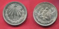 Mexico 1 Peso Silber 1932 Offene Open 9 Pr&auml;gefrisch Patina min gereinigt 49,00 EUR  + 9,00 EUR frais d'envoi