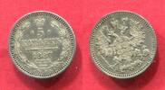 Russland Russia 5 Kopeken Kopecks Silber Alexander III. -