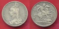 England Großbritannien United Kingdom 1 Crown Queen Victoria Jubilee Type -