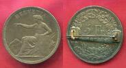 Schweiz Switzerland Münzschmuck aus 5 Franken Sitzende Helvetia -