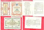 Russland UDSSR Russia USSR CCCP 2 x 100 1 x 25 Rubel Roubles STATE LOAN FOR THE DEVELOPMENT OF THE NATIONAL ECONOMY OF THE USSR -