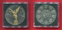 Mexiko 1 Onza Silber Plata Pura 2018 Golden Enigma-Serie - Libertad (1 oz, mit Ruthenium- und Goldveredelung) FDC in Kapsel mit Reppa-Zertifikat