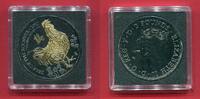 Großbritannien 2 Pounds Silber Golden Enigma Edition - Year of the Rooster (1 oz, m. Goldveredelung) -