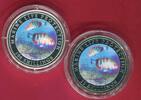 Somalia 10 (Cu/Ni) + 100 Shillings (Silber) Set coloriert Schutz der Meeresfauna - Harlequin-Fisch - Set -